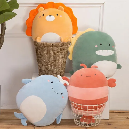 Vista 5 de Almohada de peluche de panda, 8 pulgadas, diseño de panda kawaii, lindo juguete de peluche de dibujos animados, juguetes para niños y niñas