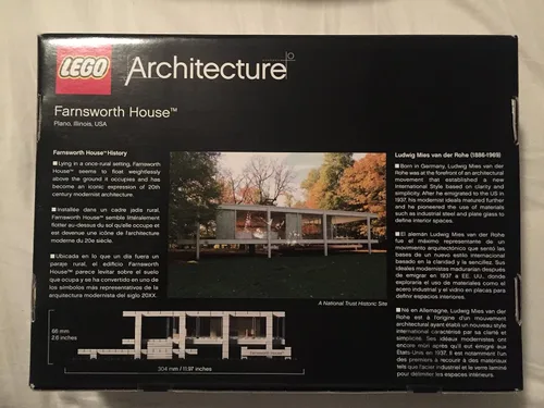 Vista 3 de LEGO Architecture Casa Farnsworth 21009