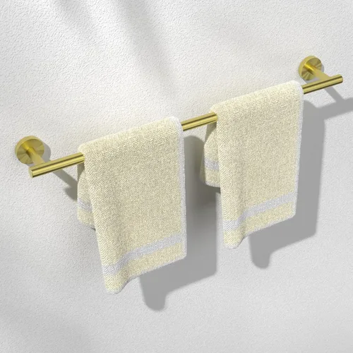 Vista 11 de HITSLAM Toallero negro mate de 19.8 pulgadas para baño, toallero de baño de acero inoxidable SUS304 montado en la pared, moderno soporte de toalla