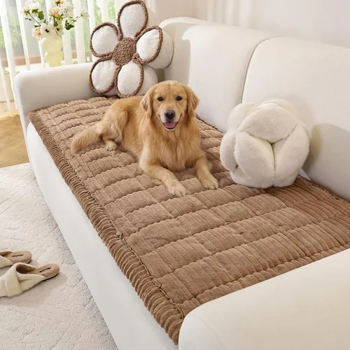 Vista 22 de OstepDecor Funda de sofá para perros, funda de sofá lavable antideslizante para mascotas, funda de sofá suave para sofá, sofá biplaza y seccional