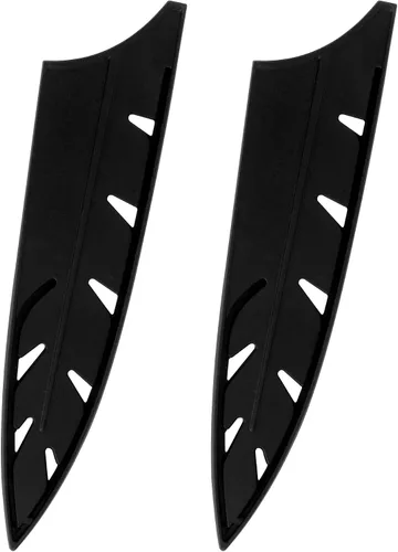 Vista 18 de XYJ Juego de 2 fundas para cuchillos de seguridad, protector de bordes de cuchillos, funda universal para cuchillos, pelado, funda de cuchillo