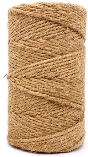 Vista 8 de Leecogo - Cuerda de yute negro de 2.5 mm, 100 metros, resistente, para jardinería, manualidades y proyectos decorativos