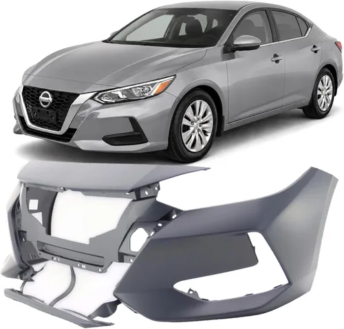 Vista 21 de FitParts Compatible con Nissan Titan 2017 cubierta de parachoques delantero superior