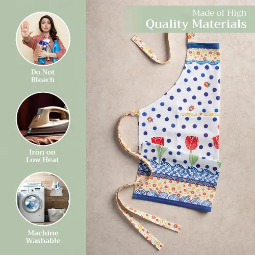 Vista 333 de Maison d' Hermine Delantales para mujer con bolsillo, 100% algodón (27.50 x 31.50 pulgadas)