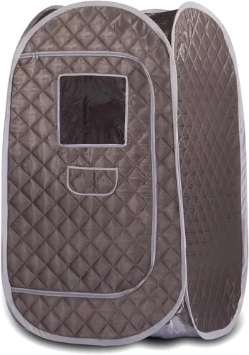 Vista 6 de Smartmak Tienda de Sauna de Vapor Portátil, Sala de Spa Plegable de Cuerpo Completo para Una Persona para Terapia de Desintoxicación Sin Vaporizador