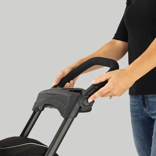 Vista 5 de Chicco KeyFit Caddy - Marco para cochecito de bebé con asa ajustable, bandeja para padres Accepts all Chicco infant car seats, compact travel