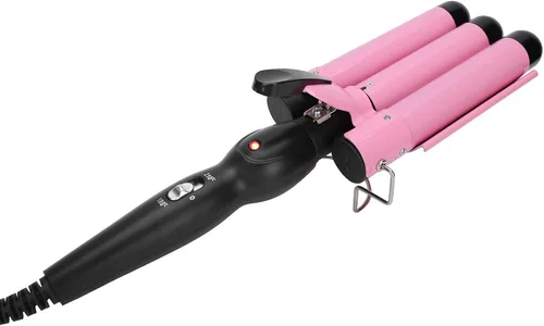 Vista 9 de YUYTE 3 rizadores de pelo, rizador ajustable con control de temperatura, herramienta de peinado para ondas y rizos