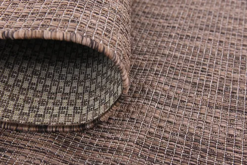 Vista 10 de Unique Loom Collection Alfombra de Área Plana Casual de Transición Sólida Jaspeada para Interiores/Exteriores