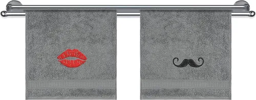 Vista 11 de Toallas con monograma para novia y novio, regalo personalizado, toalla para parejas, toallas de lujo de algodón turco auténtico, aniversario, boda