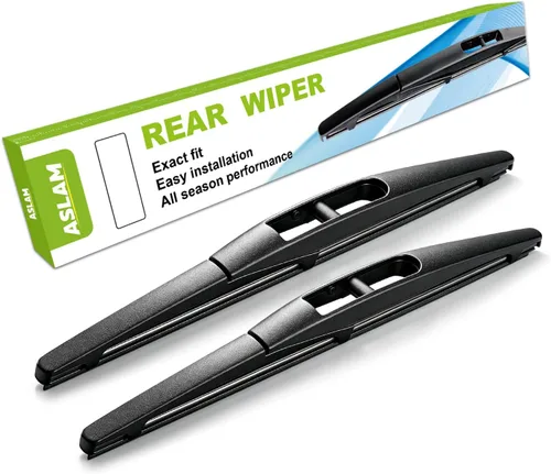 Vista 17 de Limpiaparabrisas trasero, ASLAM limpiaparabrisas trasero tipo E 10A para Toyota Rav4 2013-2017, Jeep Compass 2016-2017 Ajuste exacto (2 unidades)