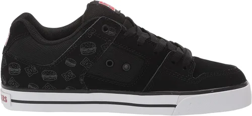 Vista 6 de DC Zapato de patinaje casual puro para hombre NegroNegro
