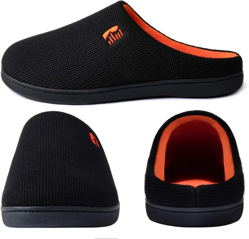 Vista 3 de Pantuflas RockDove para hombre de espuma viscoelástica, dos tonos