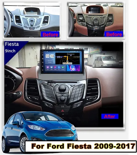 Vista 2 de Android Autoradio 9 pulgadas navegación GPS Bluetooth coche reproductor multimedia sistema IPS DSP 4G WiFi BT FM AM Carplay RDS DSP GPS coche