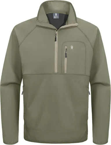 Vista 11 de Little Donkey Andy Chaqueta de golf con cremallera corta para hombre Negro