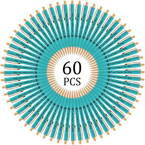 Vista 49 de Hasta 100 bolígrafos personalizados con nombre a granel, bolígrafo con purpurina de impresión personalizada, grabado gratis, texto con logotipo