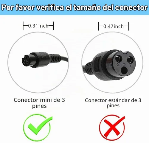 Vista 6 de Puerto de carga Hoverboard de repuesto para Swegway Swagtron Swagboard CHO, etc. Scooter inteligente de autoequilibrio (4 puntas 3 pines)