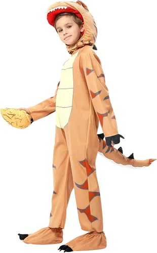 Vista 3 de Dinosaur Costume for Kids, Halloween Costumes for Toddlers Boys Girls, T-Rex Costume for Halloween Trick or Treating