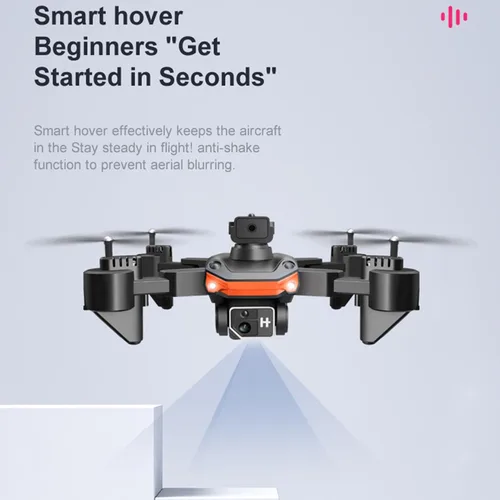 Vista 5 de Drone GPS plegable con cámara 4K UHD para adultos, cuadricóptero con motor sin escobillas, retorno automático a casa, sígueme, 20 minutos de tiempo