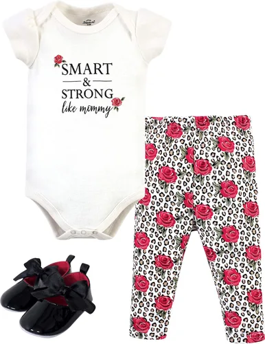 Vista 20 de Little Treasure - Conjunto unisex de mameluco de algodón, pantalón y zapatos para bebé Collar de ancla