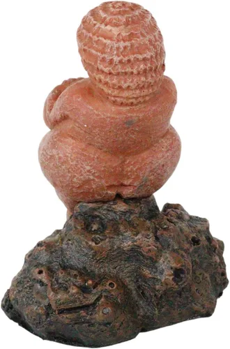 Vista 5 de Ebros Madre Diosa Venus de Willendorf Reproducción del Paleolítico Edad de Piedra Período Artefacto Réplica Estatuilla por Oberon Zell Museo