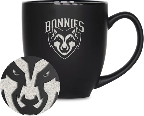 Vista 18 de Rico Industries - Taza de cerámica mate negra con grabado láser estándar de 15oz para NCAA (escuelas T & U) - Para bebidas calientes o frías