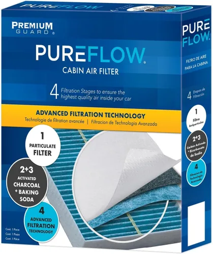 Vista 9 de Filtro de aire de cabina Pureflow HEPA PC99525HX Compatible con Hyundai Palisade 2020-22