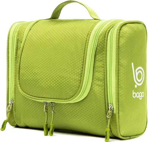 Vista 23 de Bolsa de Aseo de Viaje Bago Bolsa de Aseo Impermeable Colgante Bolsa de Aseo Grande para Baño y Viaje Organizador de Bolsa de Artículos de Tocador