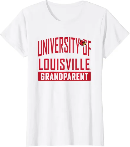 Vista 15 de Louisville Cardinals Grandparent University Camiseta, Negro