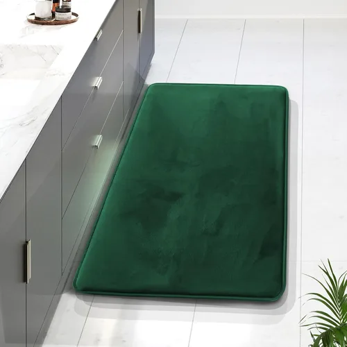 Vista 42 de Clara Clark tapete para baño, regadera o tina, de gomaespuma, negro, antiderrapante Camel Oro