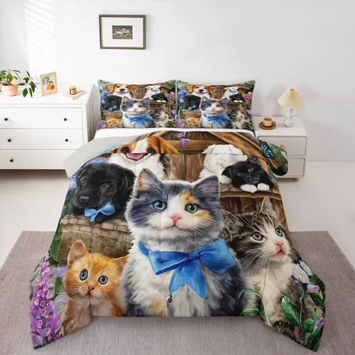 Vista 29 de Edredón de videojuegos para niños y adolescentes, juego de ropa de cama individual, juego de edredón para niños y jugadores, decoración del hogar