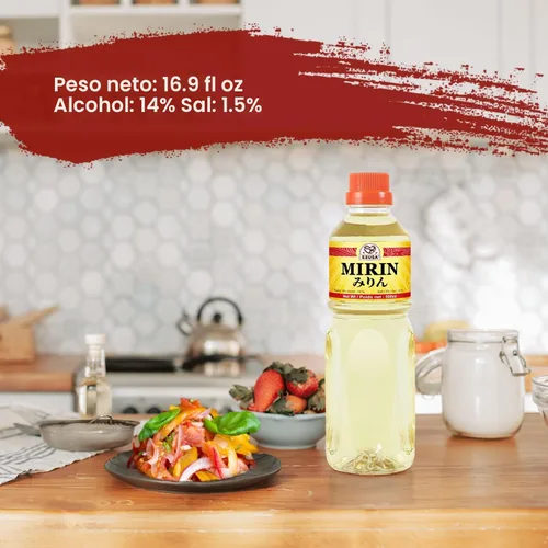 Vista 5 de 52USA Mirin - Vino de cocina, auténtico condimento japonés para salsas