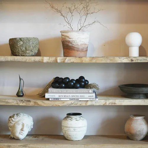 Vista 3 de Guirnalda de madera extragrande, cuentas de madera de 1.4 pulgadas de diámetro con borlas, decoración de cuentas de granja para el hogar