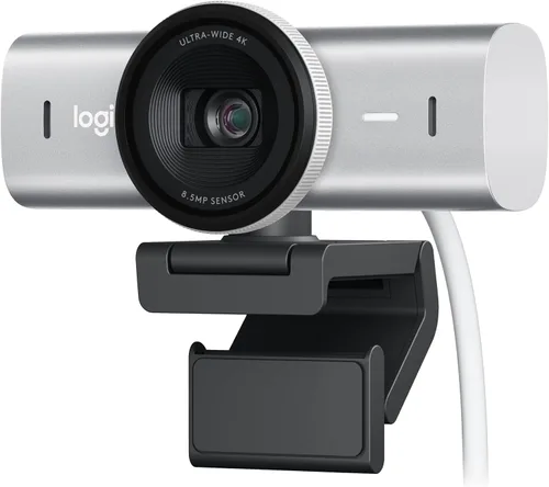 Vista 12 de Logitech MX Brio Ultra HD 4K Cámara web de colaboración y transmisión, 1080p a 60 FPS, modo Show, funciona con Microsoft Teams, Zoom, Google Meet