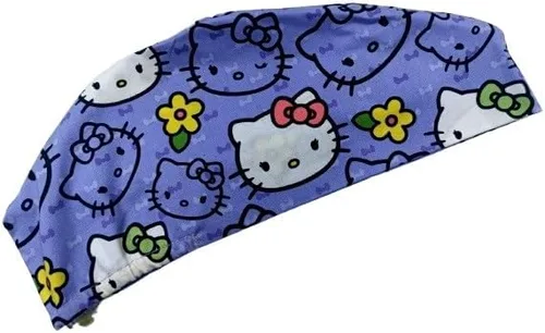 Vista 10 de Cute Kitty Euro Scrub - Gorra de trabajo ajustable para mujer