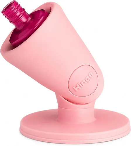 Vista 8 de tweexy Soporte para frasco de esmalte de uñas con bisagra Soporte antiderrame para esmalte de uñas, inclinado, succión IntelliStick Airlock