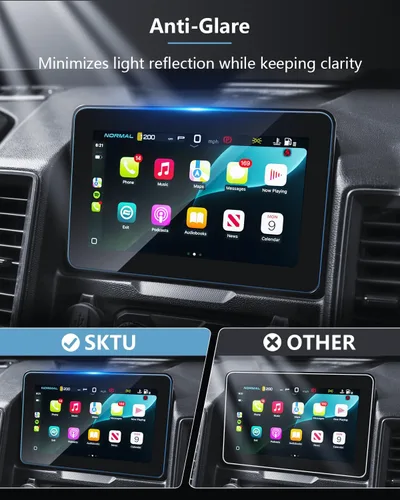 Vista 3 de SKTU Protector de pantalla de vidrio templado para CFMOTO U10 Pro 2025