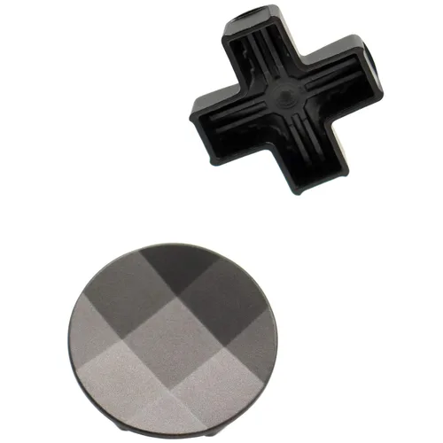 Vista 3 de Deal4GO 2-Pack Metal D-Pads set wStandard Dpad and Faceted D Pad Replacement (Cross + Concave) for Xbox Elite 2 Controller Directional Arrow Button