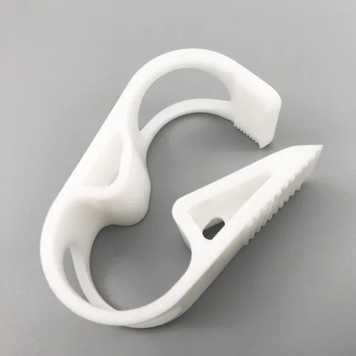 Vista 16 de Abrazadera de tubo de plástico PBT de 284.0 °F resistente al calor, clip de tubo ajustable, abrazadera de manguera de control de flujo industrial