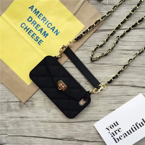 Vista 6 de UnnFiko Funda tipo cartera compatible con iPhone 6 / iPhone 6s, bonito diseño de bolsa de lujo, funda con bolsillo para tarjetas tipo libro