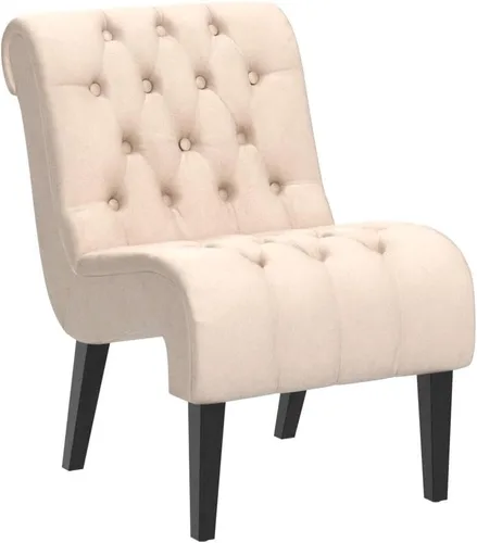 Vista 5 de Sillón decorativo de terciopelo para sala de estar, silla de ocio moderna con respaldo copetudo, silla auxiliar sin brazos para interiores, sillas