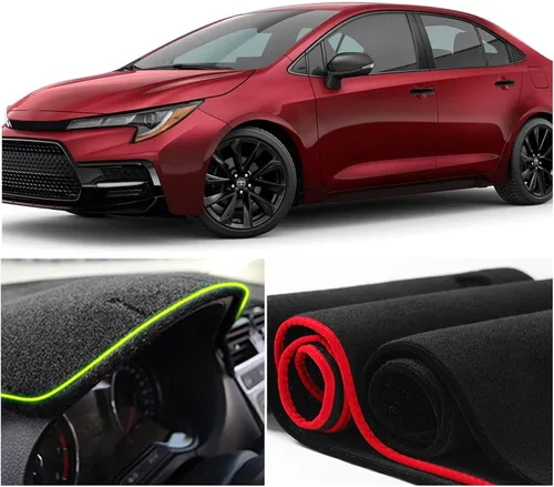 Vista 4 de Funda de alfombrilla para tablero de Corolla Sedán 2022 Accesorios personalizados para la consola central del interior Compatible con Toyota Corolla