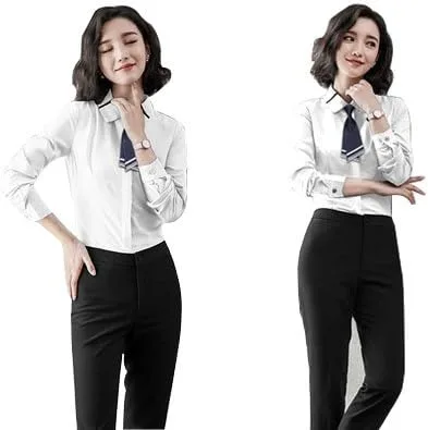 Vista 7 de HANERDUN - Corbata de seda preatada para mujer