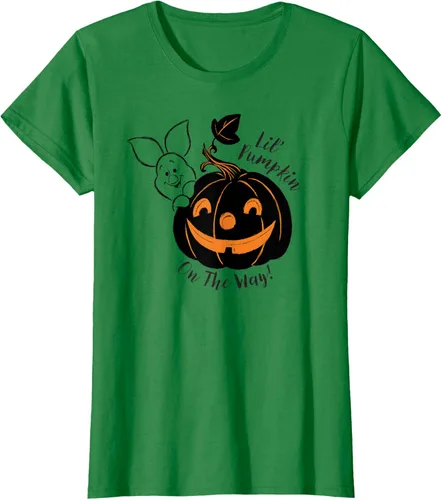 Vista 29 de Disney Camiseta de Halloween Winnie the Pooh Lil' Pumpkin on the Way, Blanco, S