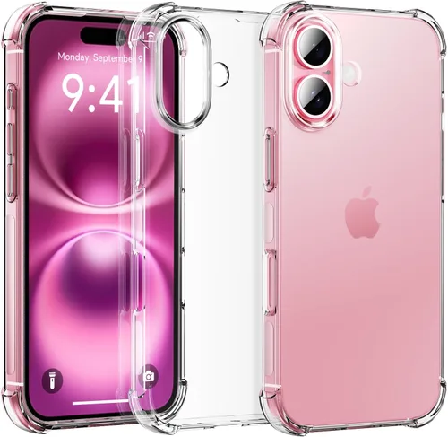 Vista 28 de Funda transparente para iPhone 12 Pro Max, ultrafina, flexible, resistente a los arañazos, gel de TPU de goma suave de silicona protectora
