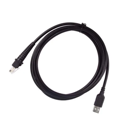 Vista 2 de Cable USB para escáner Datalogic D100 GD4130 QD2130 GD4430 QW2120 QD2100 6ft