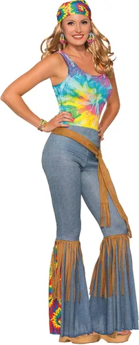 Vista 2 de Forum Novelties Women's Hippie Costume Bell Bottoms