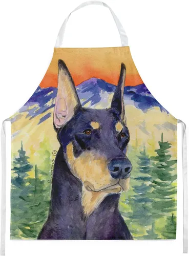 Vista 101 de Caroline's Treasures Delantal unisex Suzanne Staines Dogs Pastor australiano 8283