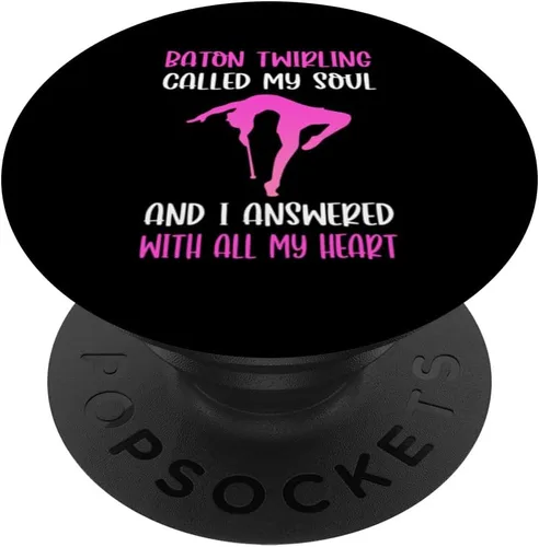Vista 6 de Cheerleader Gymnasitc Majorette Baton Twirlers PopSockets MagSafe PopGrip for iPhone