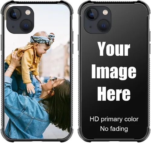 Vista 19 de Funda personalizada para iPhone, funda transparente de TPU suave a prueba de golpes, diseño de tus propias fundas de teléfono compatibles con Apple