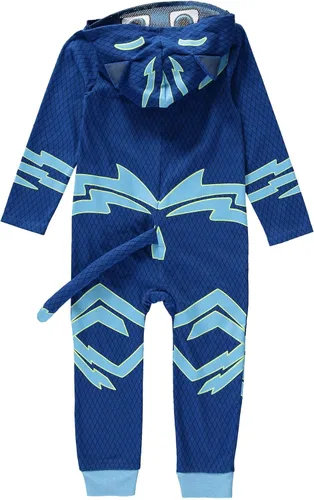 Vista 6 de PJ Masks Catboy Gekko Glow-in-the-Dark Catboy Costume with Ears and Attached Tail